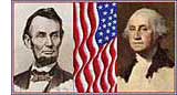 USA Presidents Lincoln & Washington
